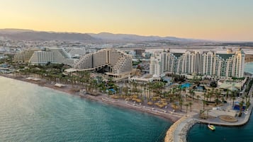 Vue sur la ville depuis l’hébergement