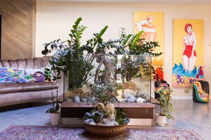 Sala de estar en el lobby