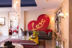 Sitteområde i lobbyen