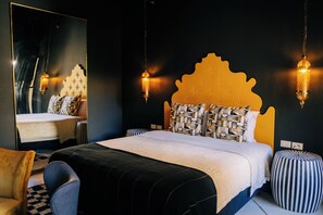 Deluxe Double Room | Select Comfort beds, minibar, in-room safe, individually furnished - Riad Nashira & Spa (Marrakech)