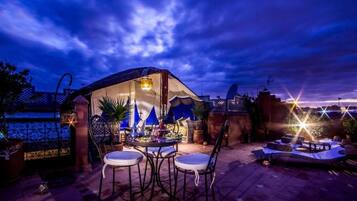 Terrasse sur le toit