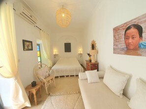 Standard Studio Suite (Oranger Suite) | Premium bedding, pillowtop beds, in-room safe, individually decorated - Dar Zouar (Marrakech)