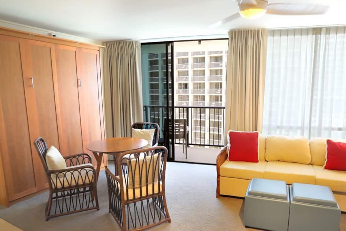 In-room safe, individually furnished, blackout curtains