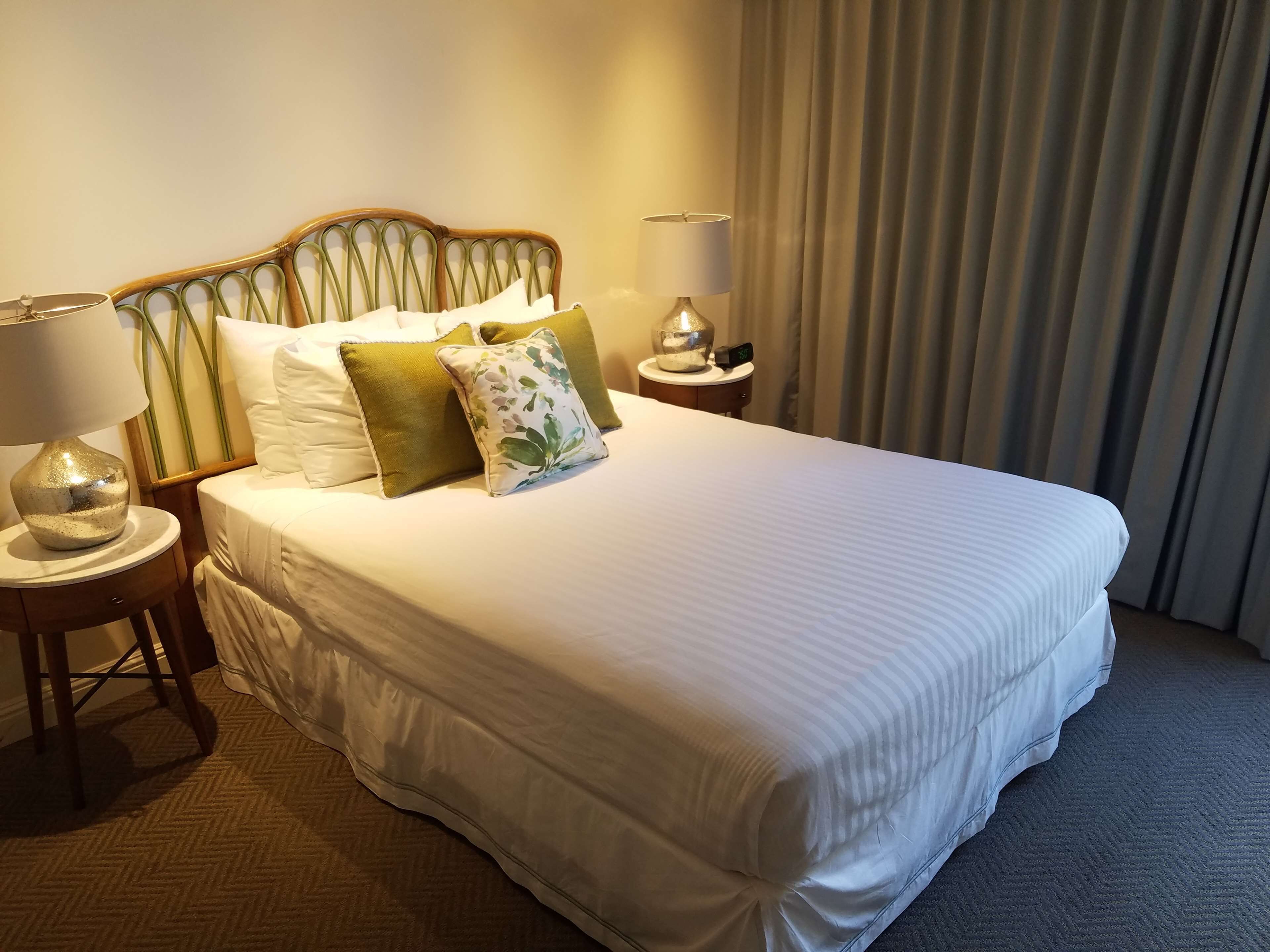 In-room safe, individually furnished, blackout curtains