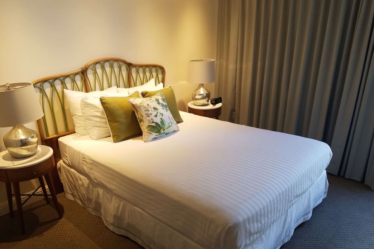 In-room safe, individually furnished, blackout curtains