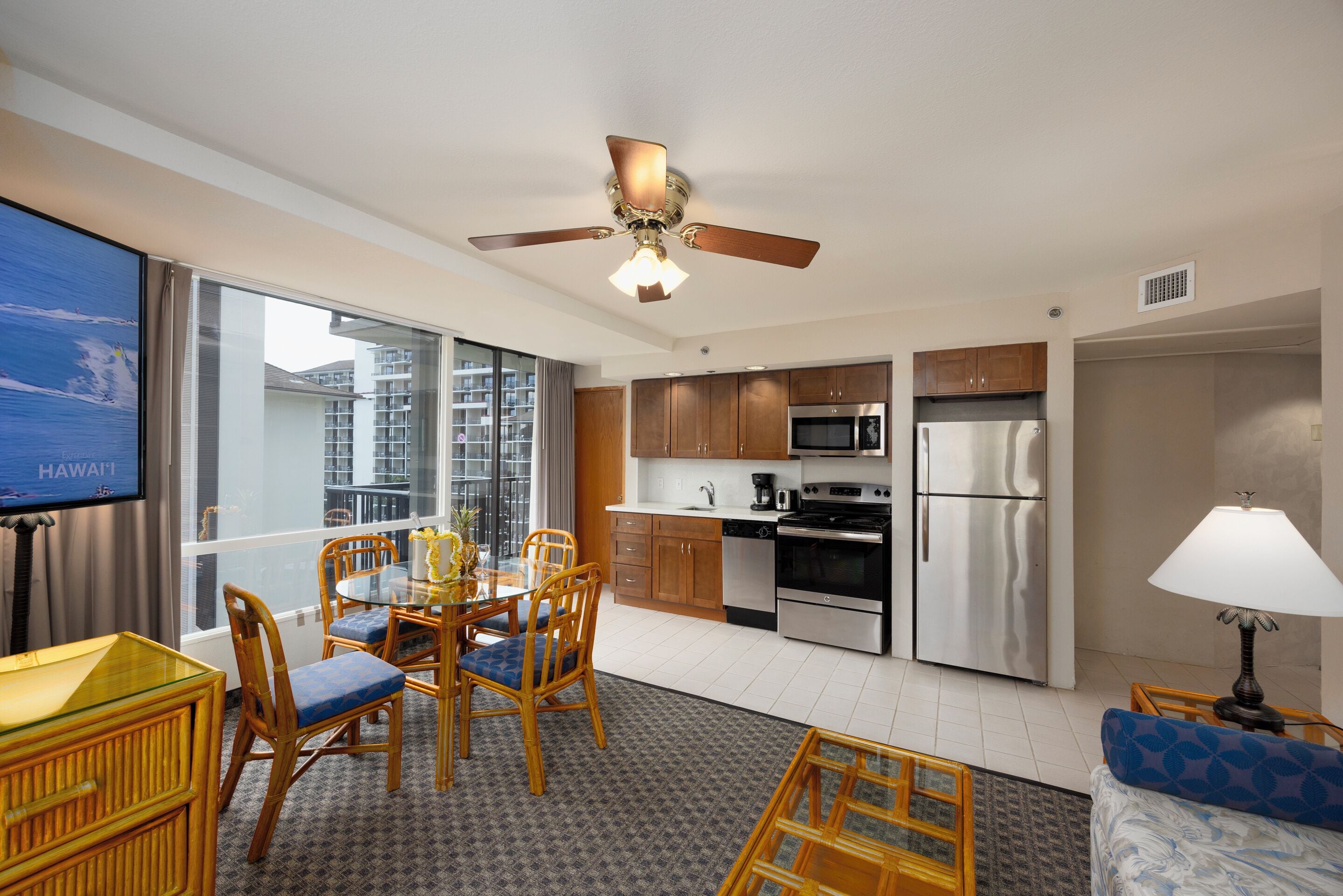 In-room safe, individually furnished, blackout curtains