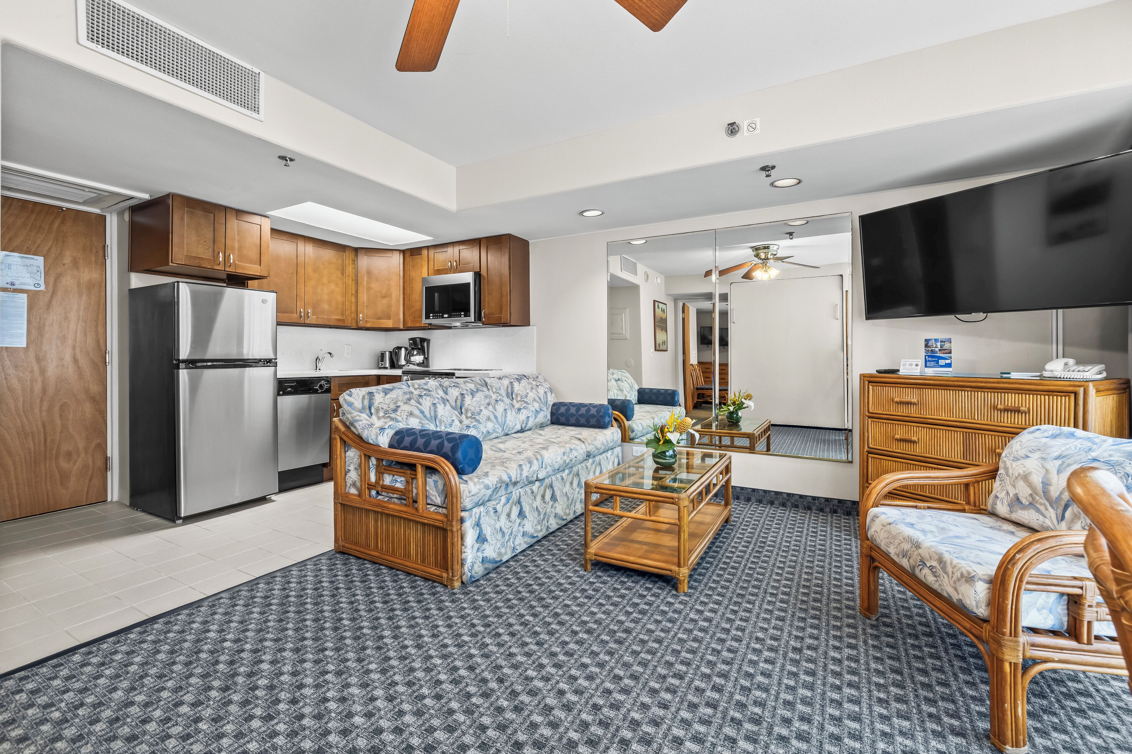 In-room safe, individually furnished, blackout curtains