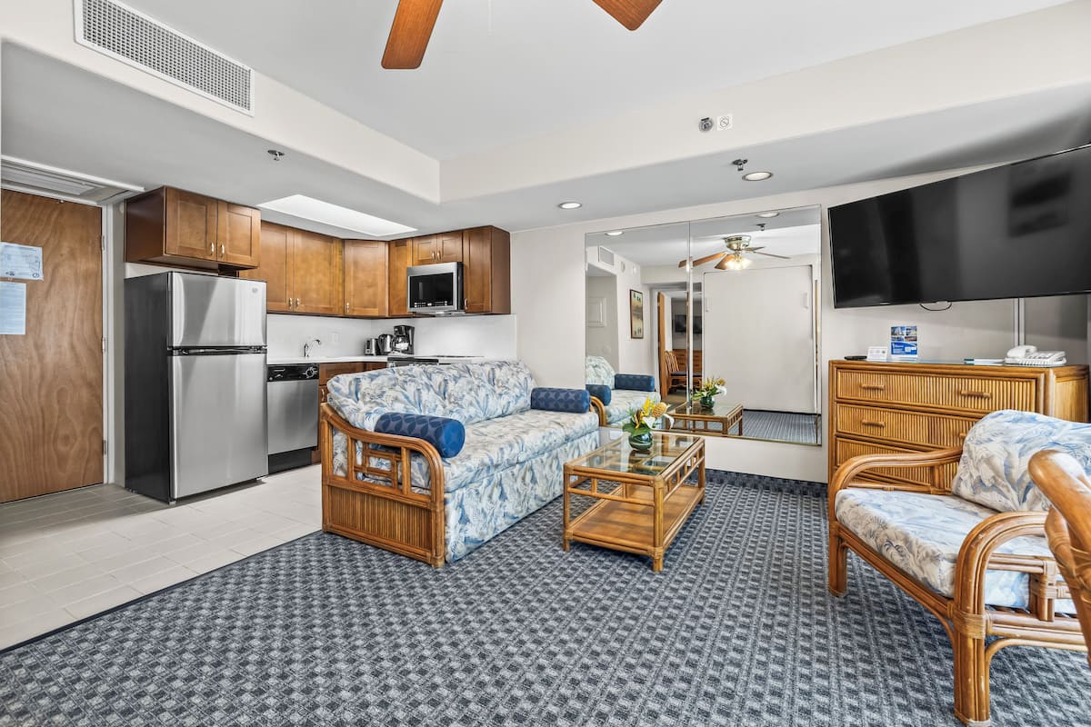 In-room safe, individually furnished, blackout curtains