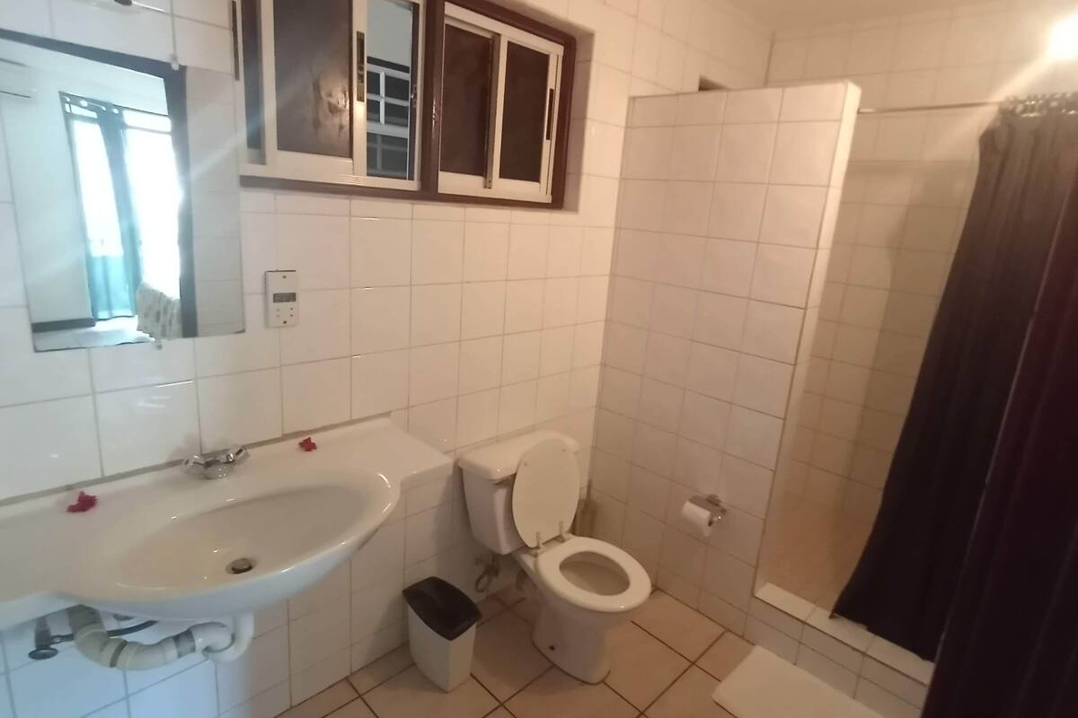 apartment, 2 double beds, kitchen, mountain view (quadruple apartment 8) | bathroom | shower, hair dryer, towels