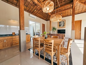 Villa | Living area | LED TV - Svarna Suite Seminyak (Legian)