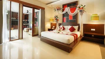 1 quarto, roupas de cama premium, frigobar, cofres nos quartos