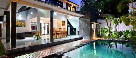 Villa, 2 chambres, piscine privée | Cuisine privée