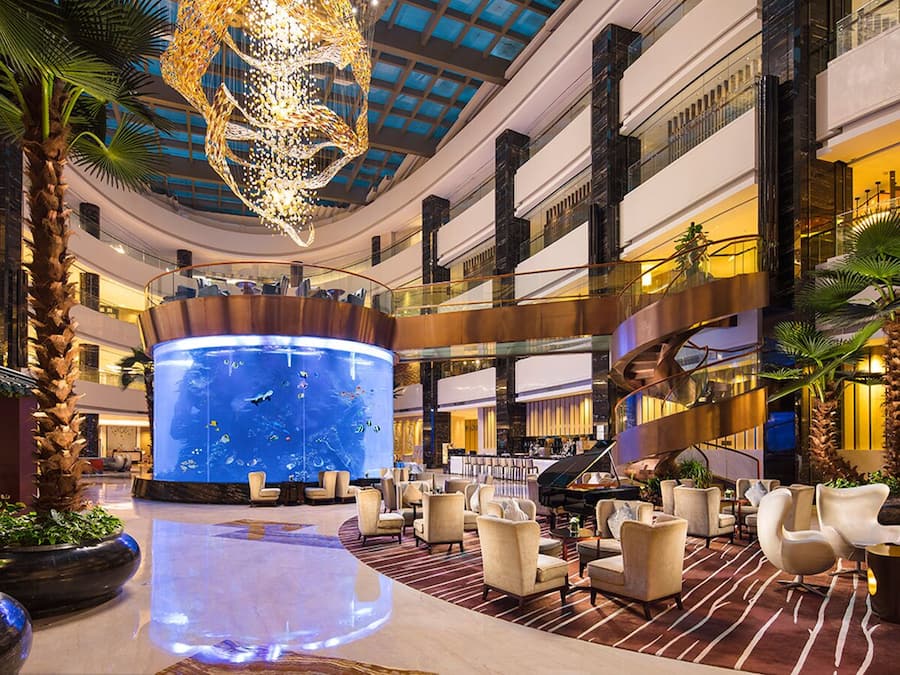 Sitzecke in der Lobby