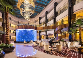 Sala de estar en el lobby