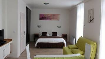 Studio | Premium bedding, memory-foam beds, individually decorated