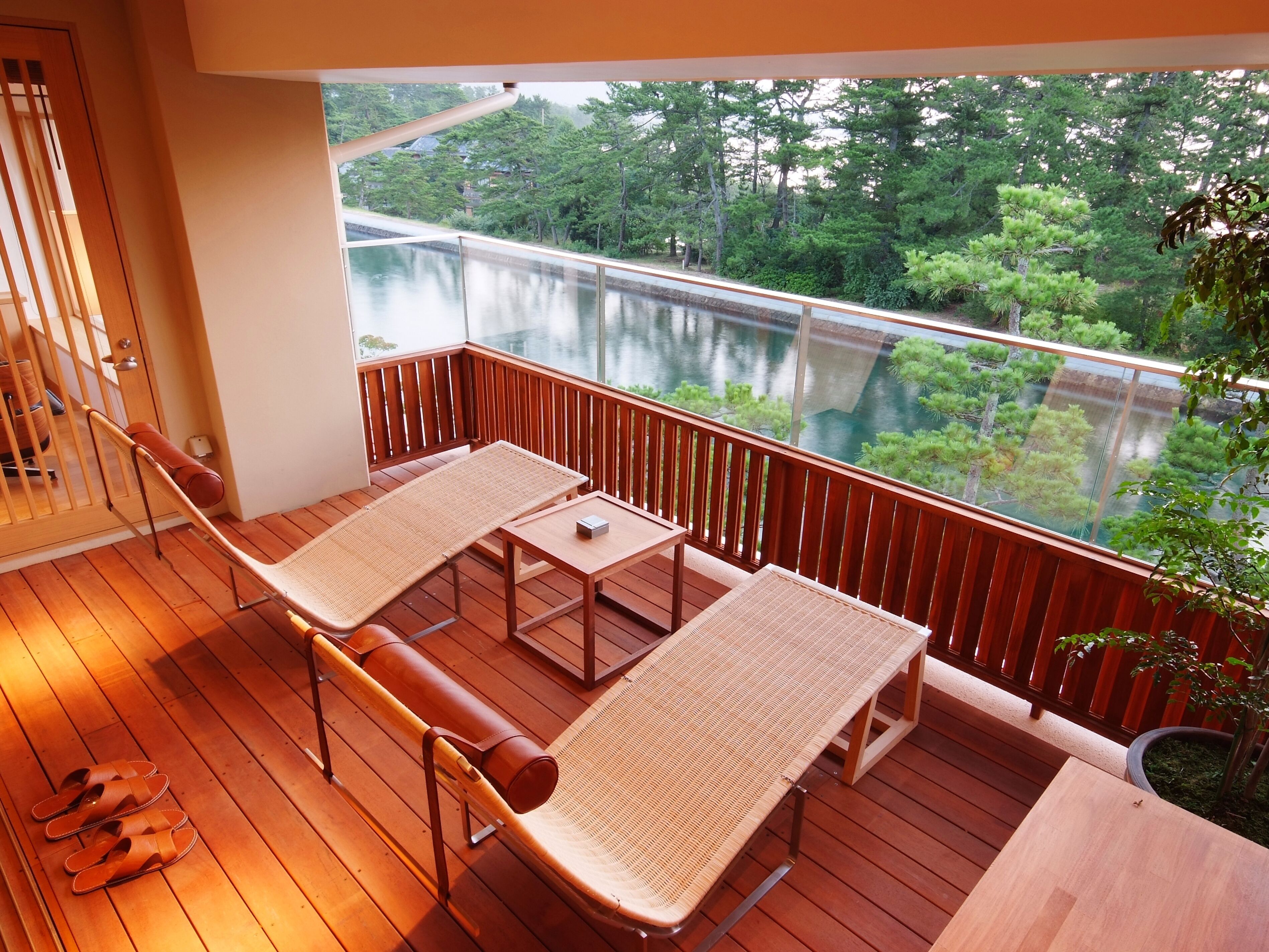 風のみどり[特別室] | バルコニーからの眺望