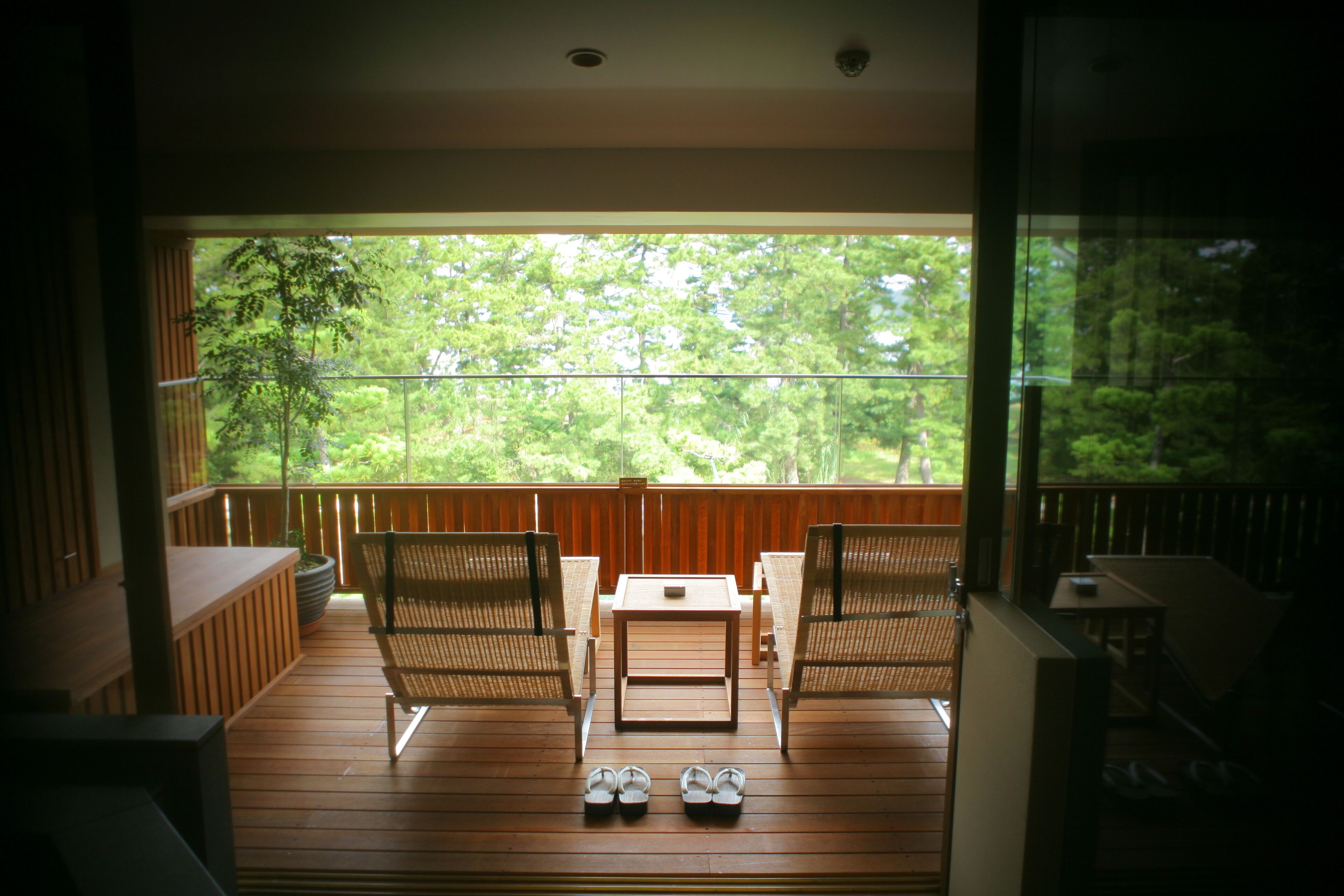 Pemandangan balkon