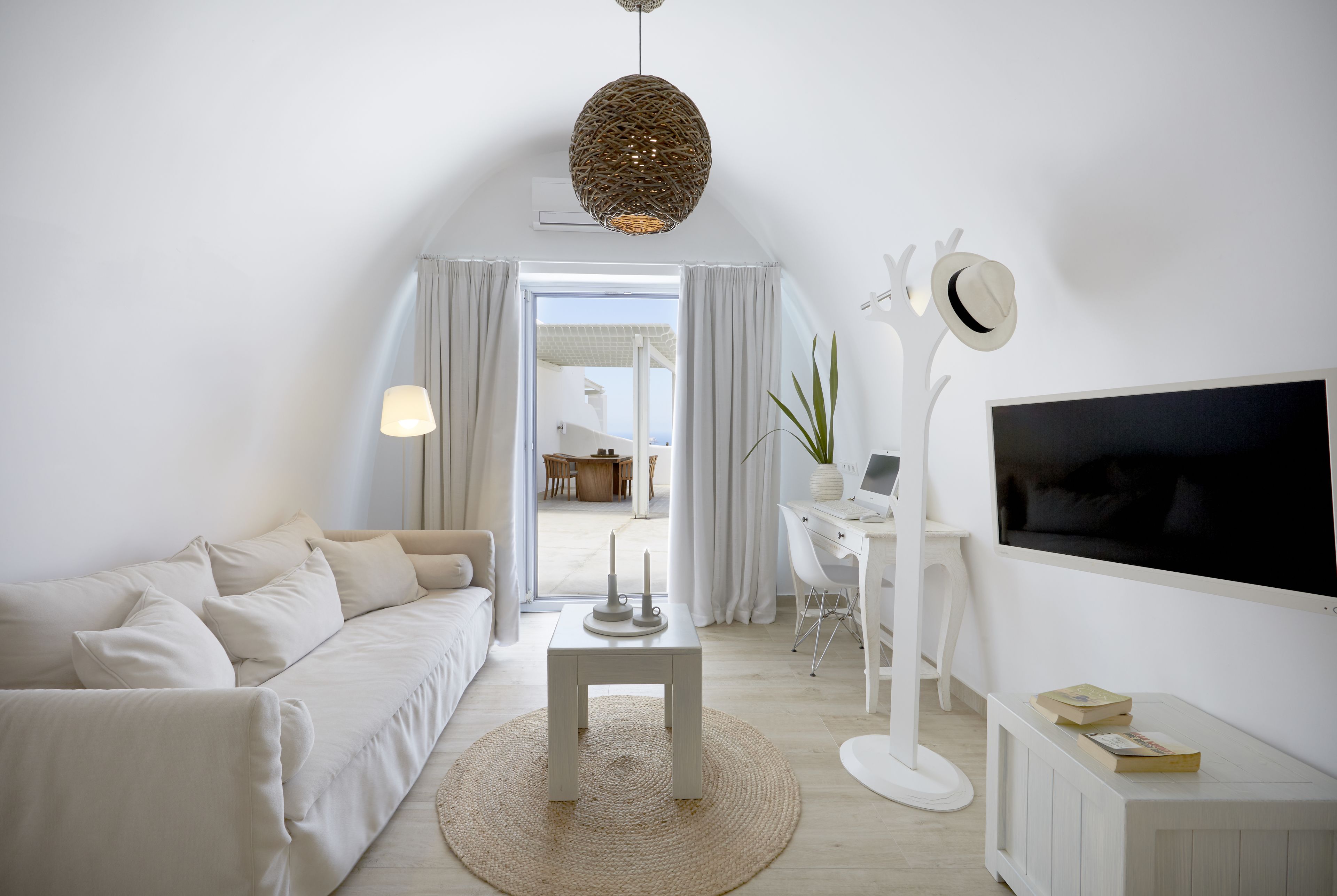 honeymoon villa, 1 queen bed, sea view (private heated pool) | 2 bedrooms, in-room safe, individually decorated, individually furnished