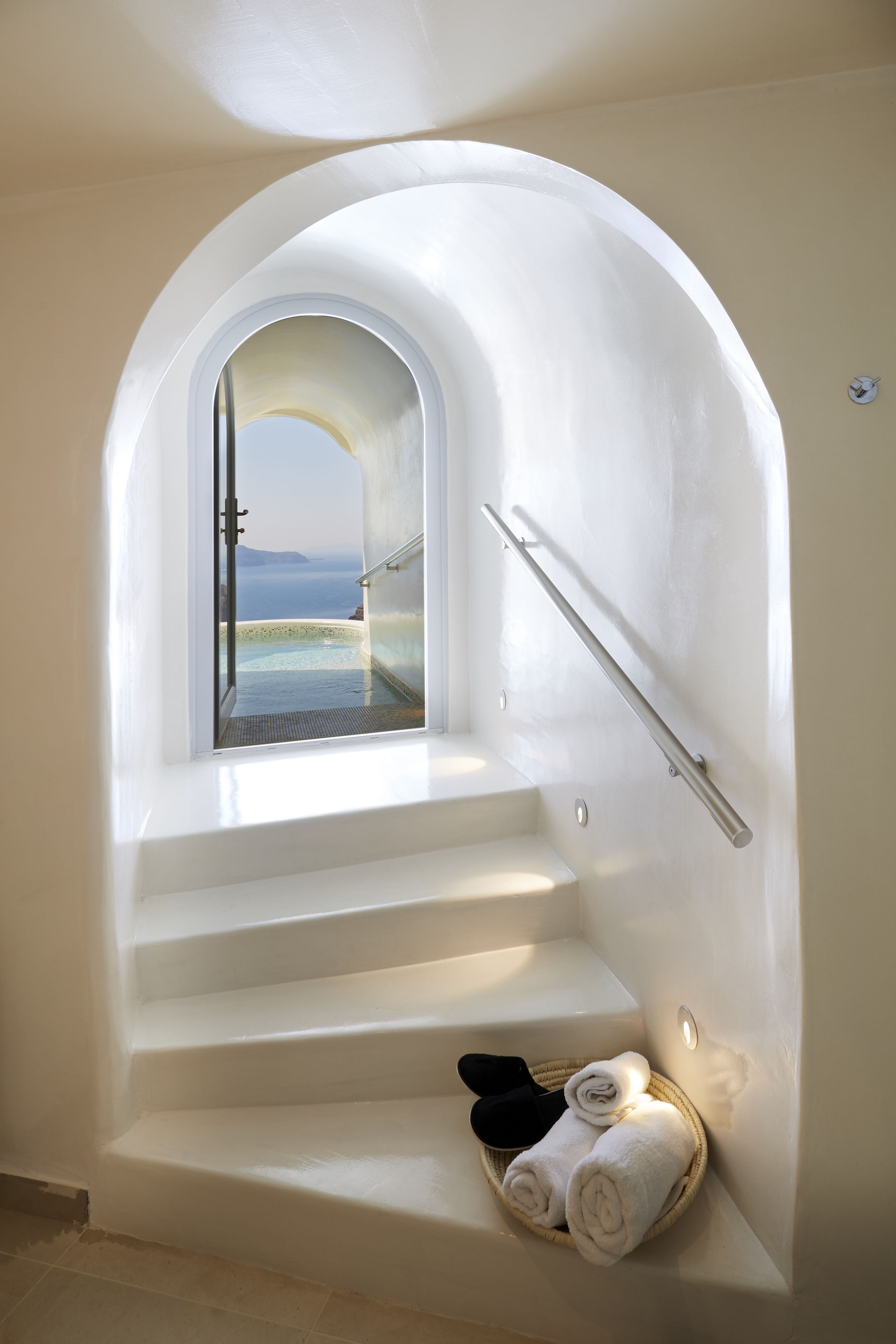 villa, multiple beds, jetted tub, sea view (saphire - private heated pool) | bathroom | combined shower/bathtub, jetted bath, free toiletries, hair dryer