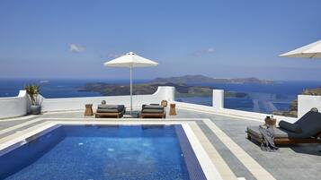 Villa, 2 Schlafzimmer, Meerblick (Artemis - Private Heated Pool) | Ausblick vom Zimmer