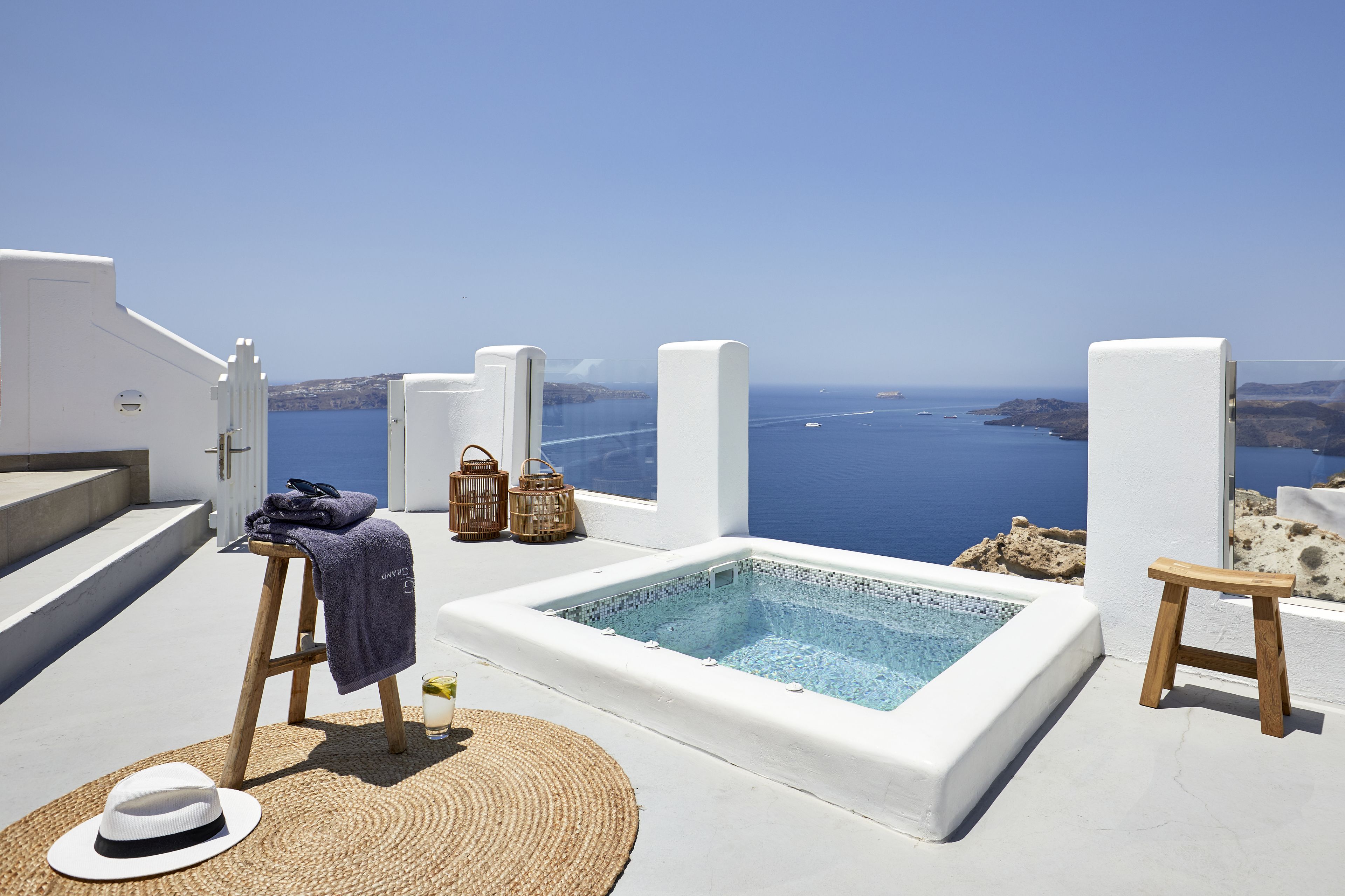 villa, multiple beds, sea view (ianthi - private heated pool) | 2 bedrooms, in-room safe, individually decorated, individually furnished