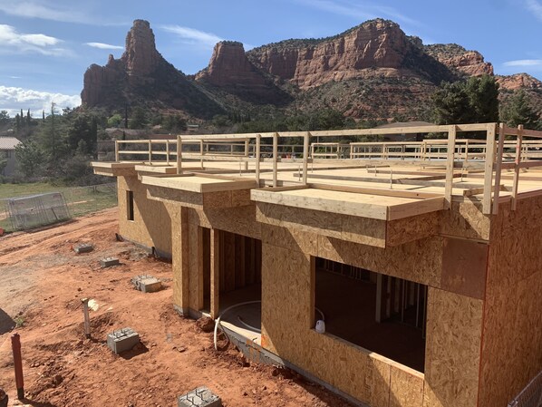 Voorkant van accommodatie