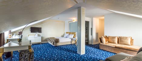 Familienzimmer | Hochwertige Bettwaren, Select-Comfort-Betten, Minibar, Zimmersafe