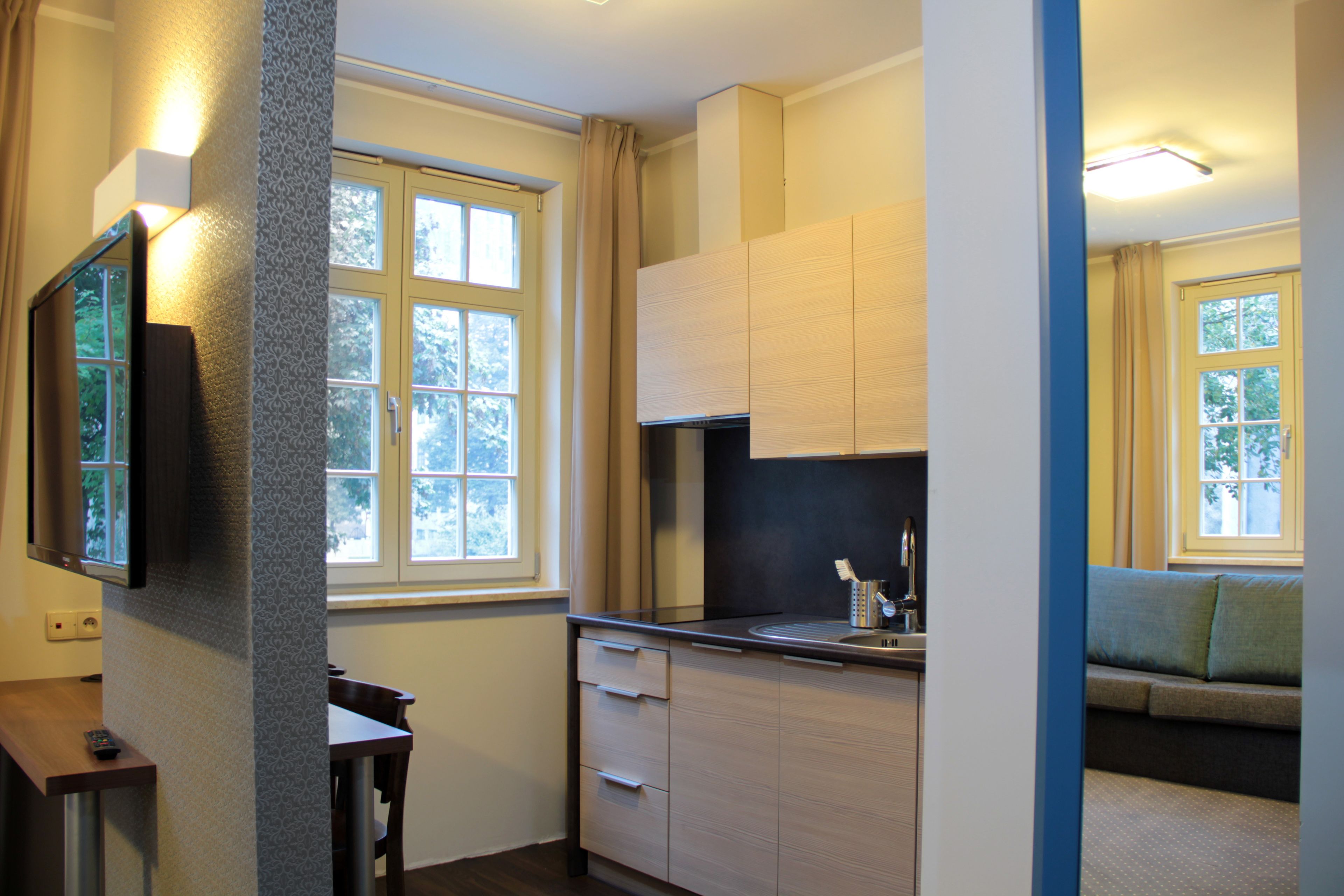 apartment, kitchenette | private kitchenette | coffee/tea maker, electric kettle