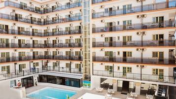 Façana frontal de l'allotjament