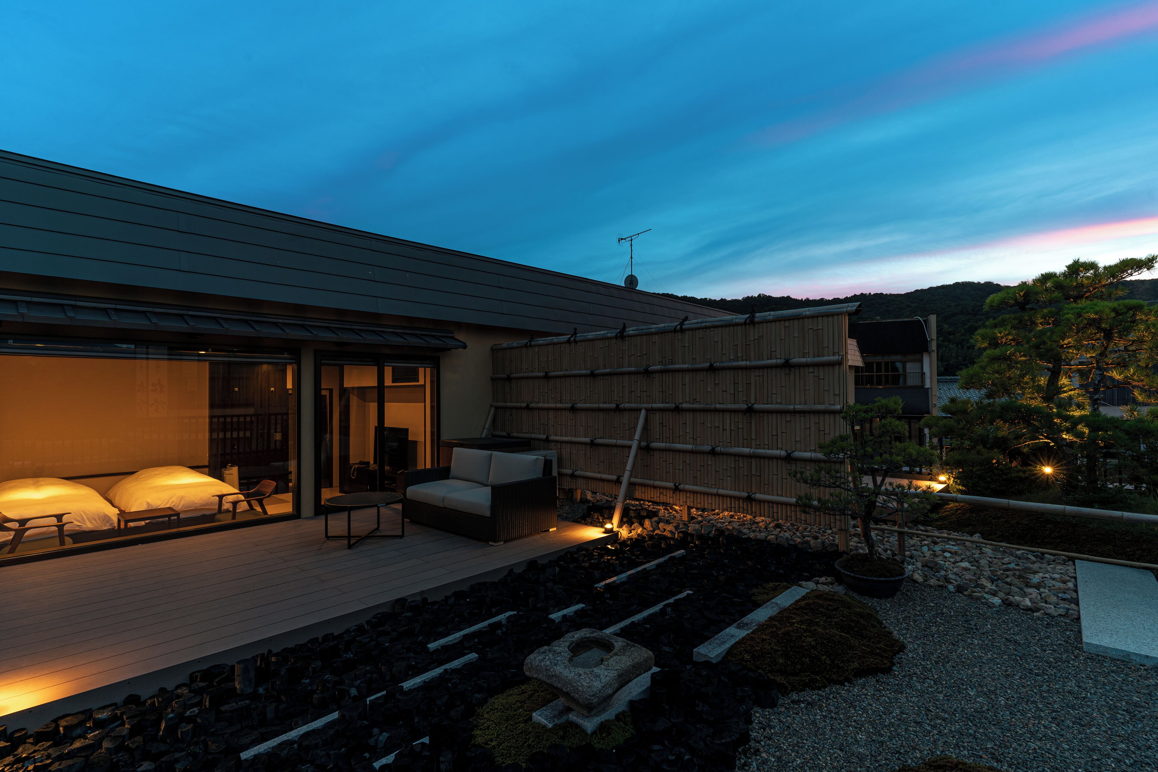 Quarto duplo luxo, sacada, vista para o mar | Terraço/pátio