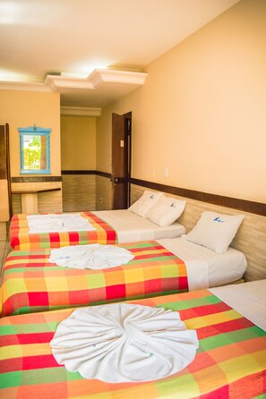 Safe på rommet, wi-fi (inkludert) og sengetøy