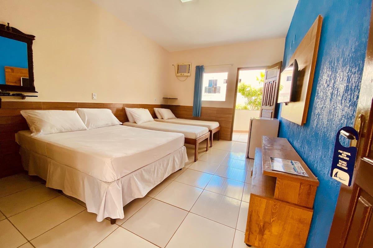 Economy Quadruple Room | In-room safe, free WiFi, bed sheets