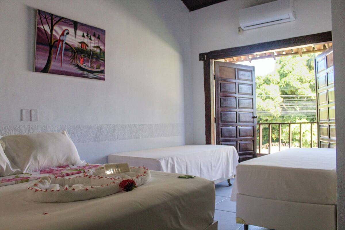 Blackout curtains, iron/ironing board (on request), free WiFi