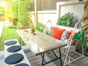 Tamnak villa with private pool | Vista al jardín