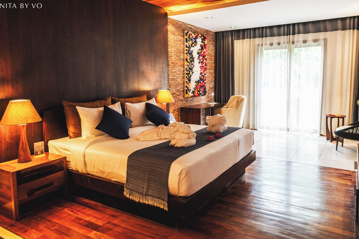 Premier Suite Double | Sábanas de algodón egipcio, ropa de cama de alta calidad y edredón 