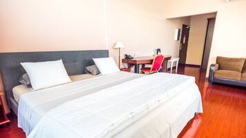 Premium Double Room | Individually decorated, desk, blackout curtains, iron/ironing board