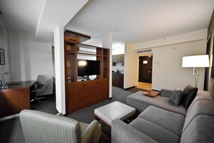 In-room safe, desk, laptop workspace, blackout drapes