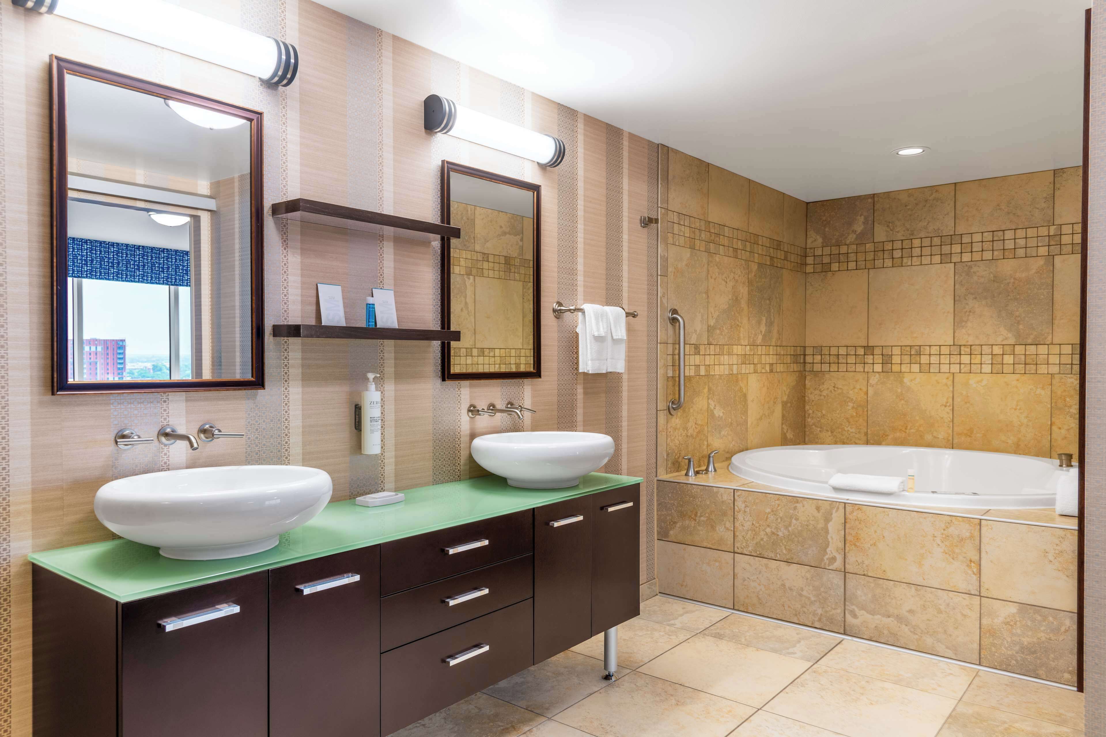 free toiletries, hair dryer, towels