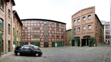 Overnatningsstedets facade