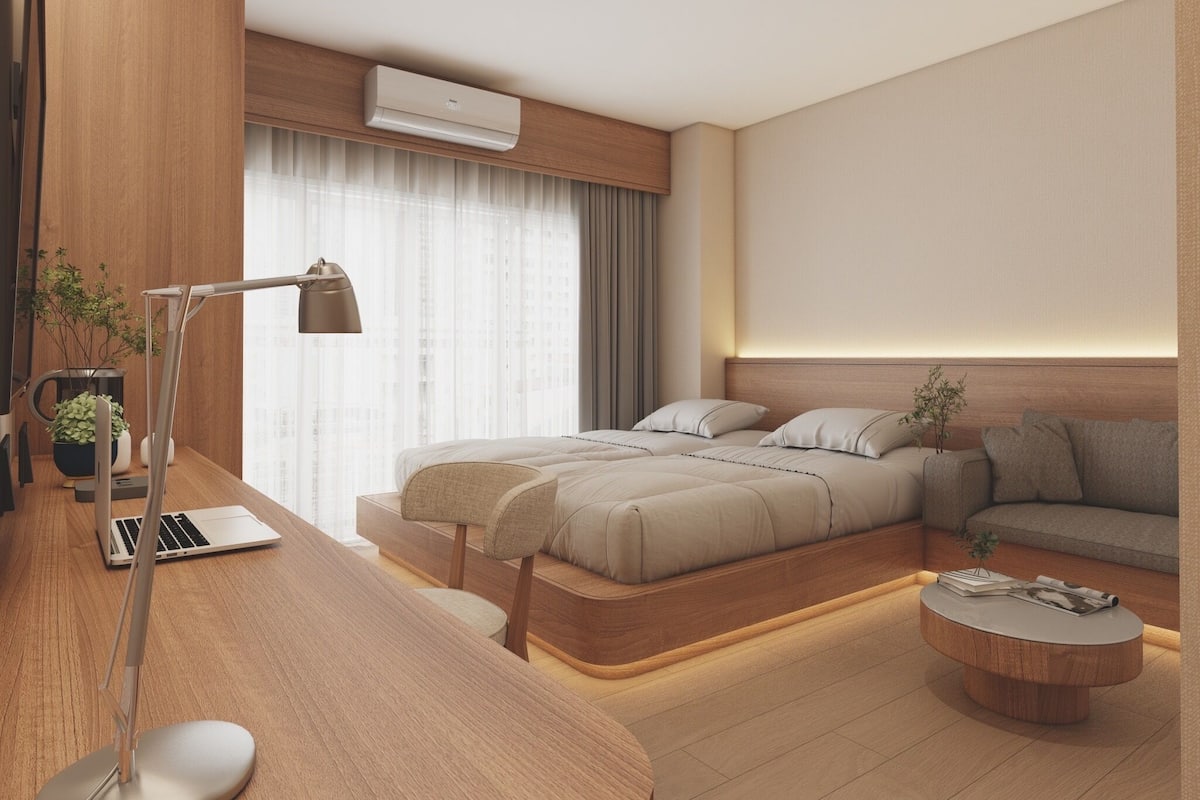 Delux Minimal Twin Bed