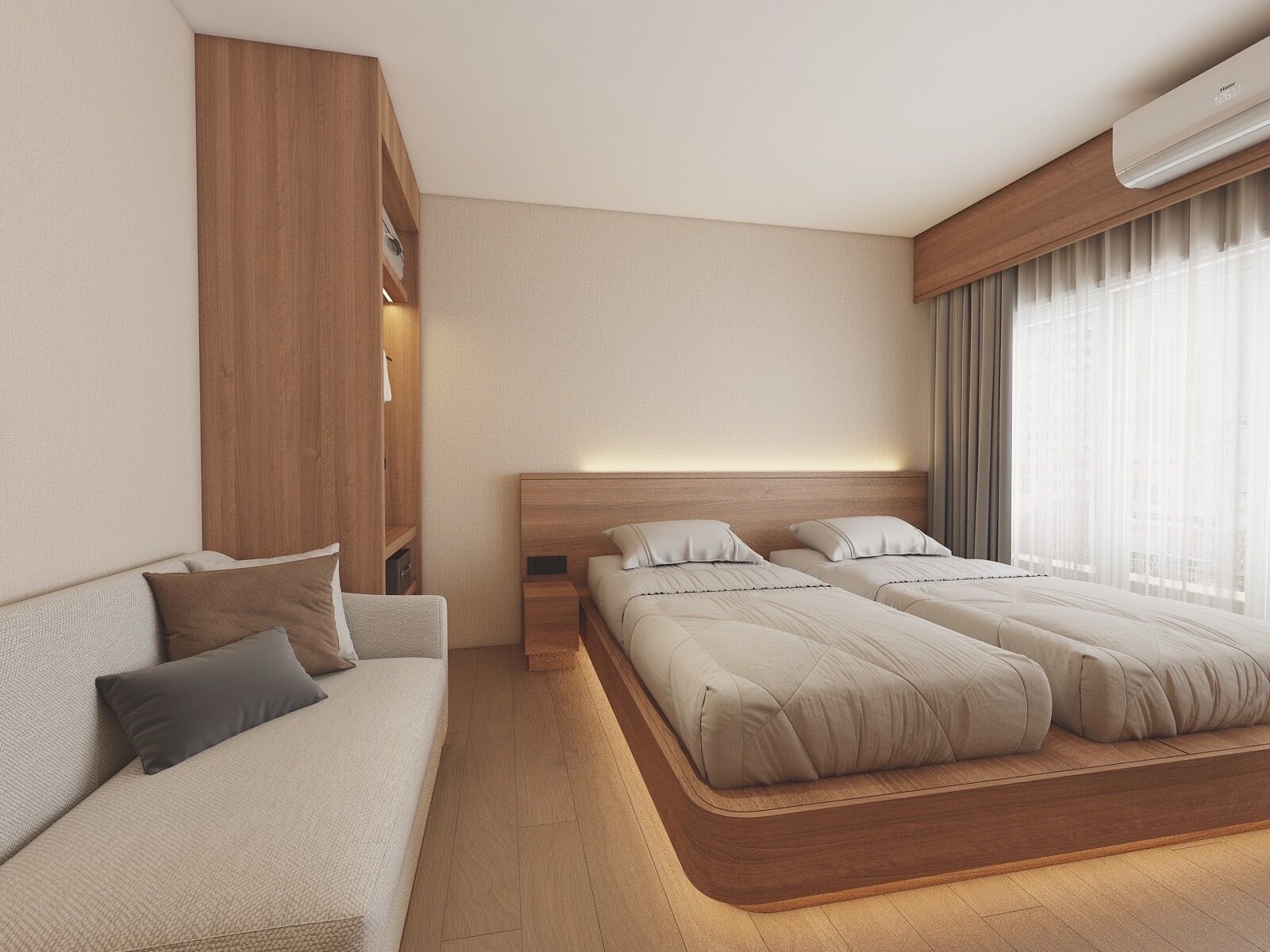 Home Comfort Twin Room | Blackout drapes, WiFi (free), bed sheets