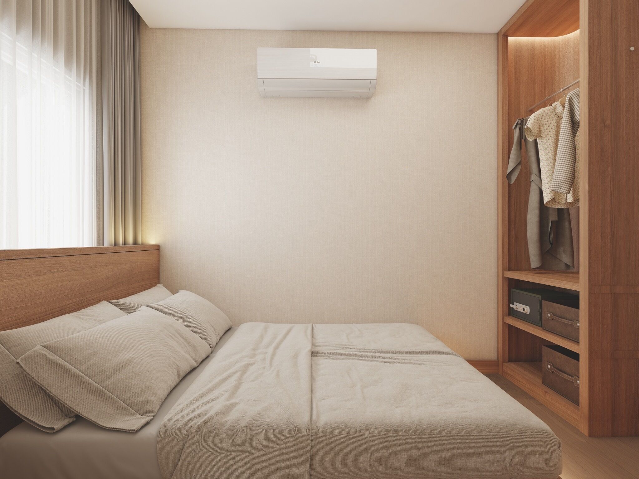 Executive Family Suite 2-Bedroom Type 1 | Laptop workspace, blackout drapes, WiFi (free), bed sheets
