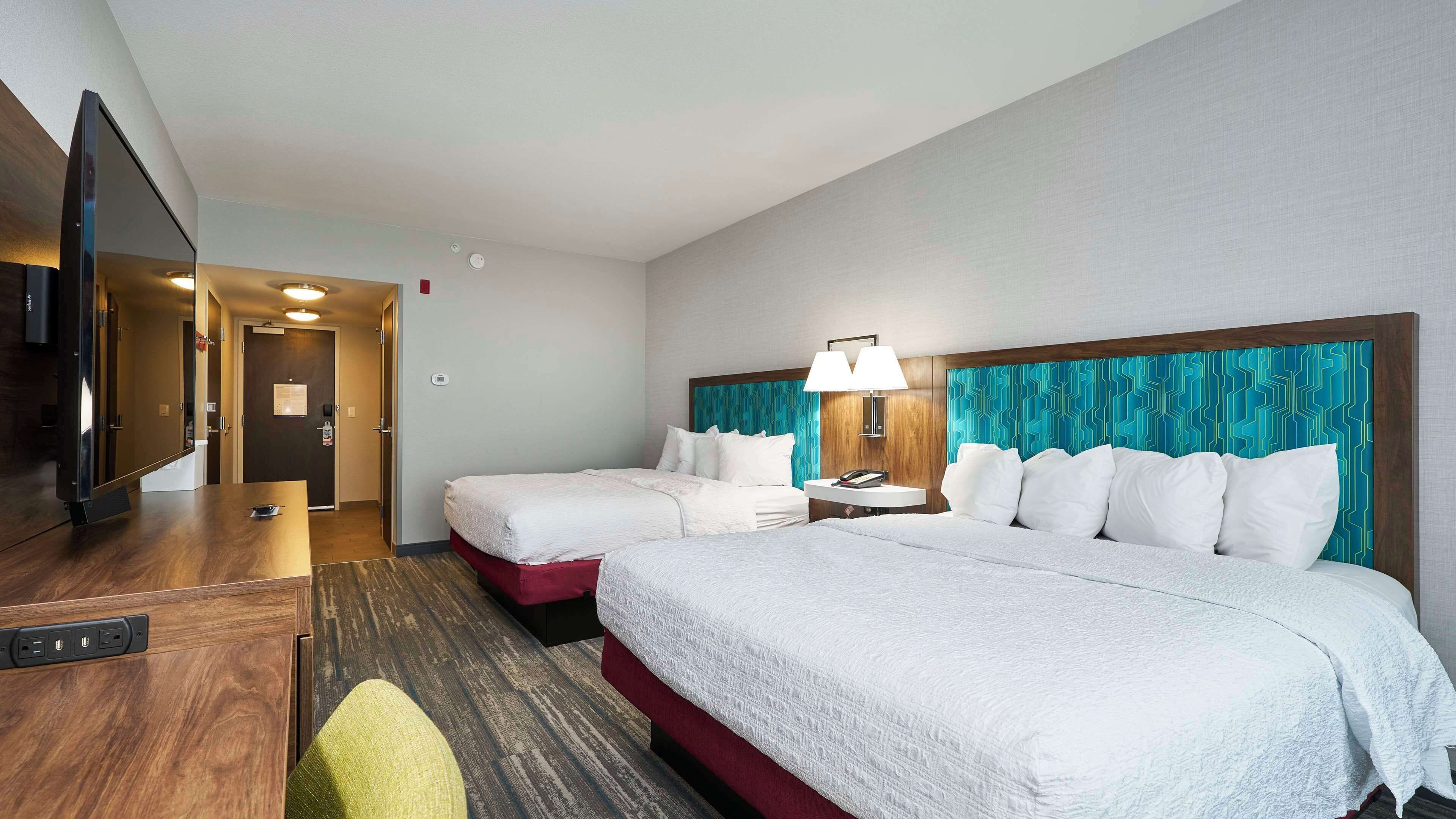 room, 2 queen beds | in-room safe, soundproofing, free cots/infant beds, free wifi