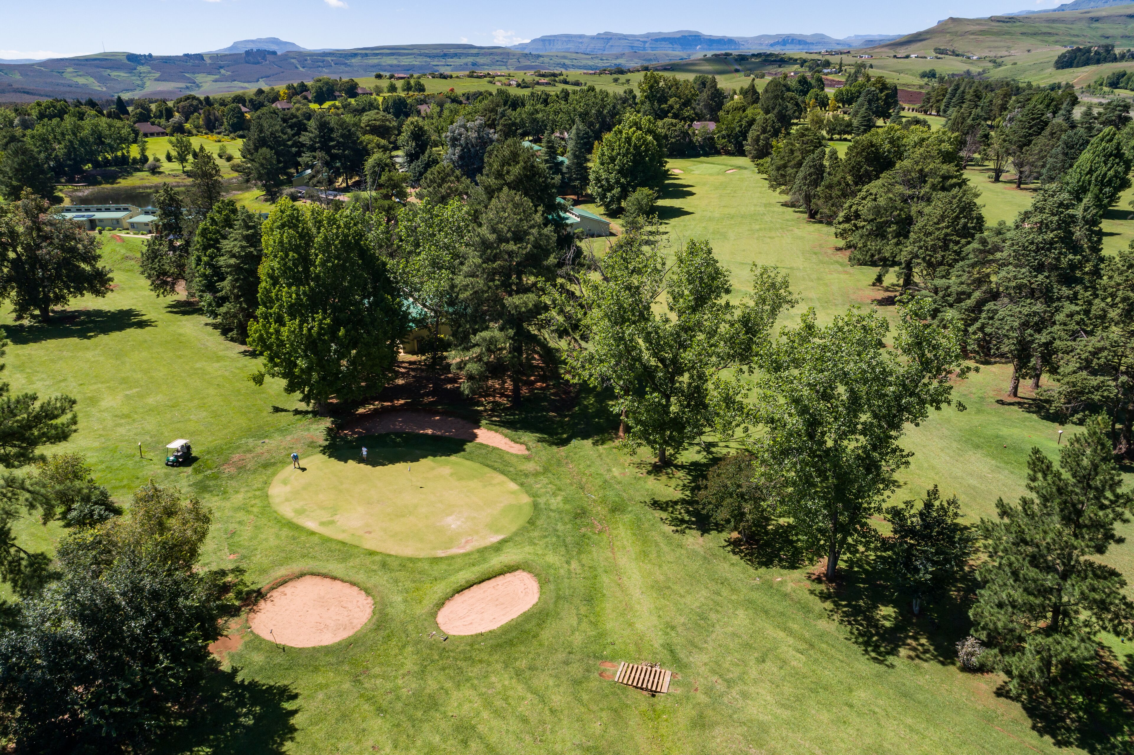 Vue sur le parcours de golf