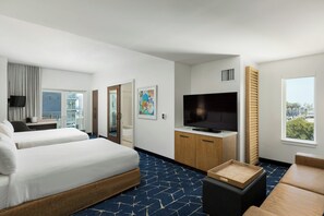 Down comforters, in-room safe, desk, laptop workspace