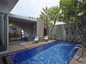 Romantic Villa, 1 King Bed, Private Pool (Romance) | Minibar, in-room safe, individually decorated, individually furnished