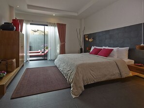 Suite, 2 camere da letto, piscina privata | Minibar, una cassaforte in camera, con stile personalizzato