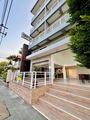 Fassade der Unterkunft