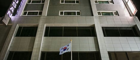 Façade de l’hébergement