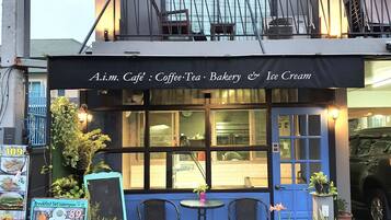 Front of property – evening/night